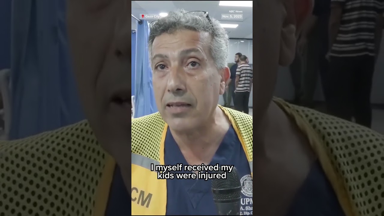 Triage doctor explains ‘catastrophic’ conditions at Al-Shifa hospital in Gaza
