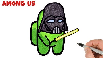 How to Draw Darth Vader Among Us Drawings