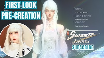 [SOJ] First Look Pre-Creation Character, SWORD OF JUSTICE!