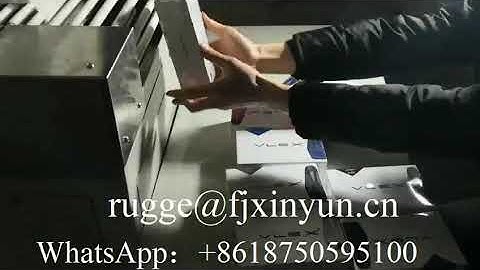 Automatic mobile phone carton box shrink packing machine