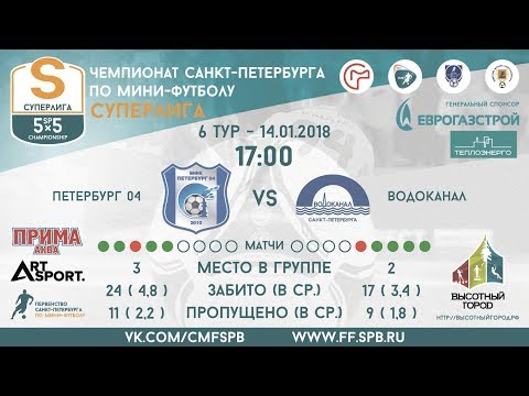Видео к матчу Петербург 04 - Водоканал