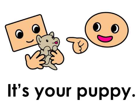 Whose puppy is it? ESL for kids