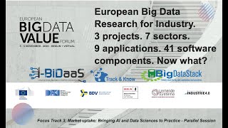 EBDFV 2020 "Parallel session on European Big Data Research for Industry" Sponsored by I-BiDaaS Wealth