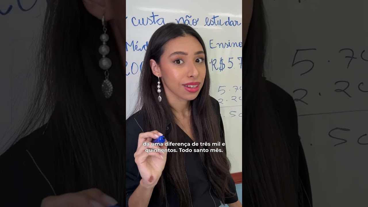 Não estudar também tem custo. E ele aparece todo mês no seu salário!