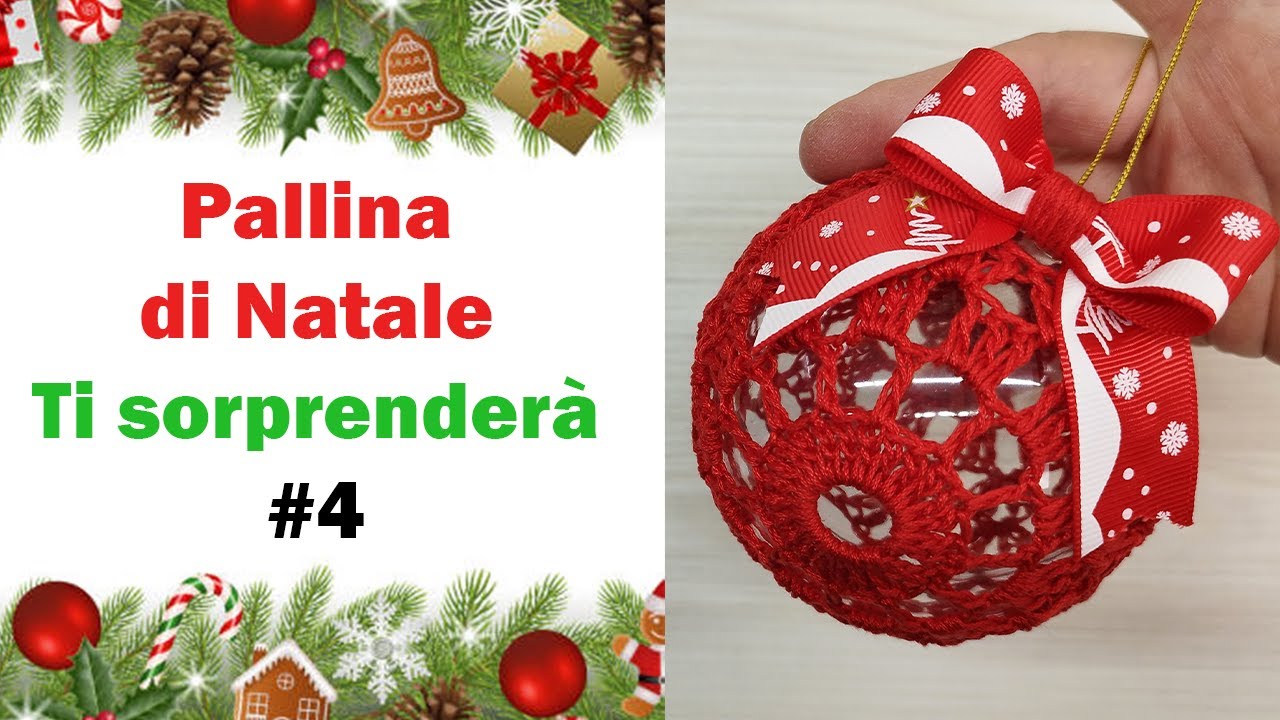 Ti mostro come realizzare una pallina di Natale ad uncinetto, il risultato ti sorprenderà