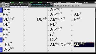 BACKING TRACK - STAVIN' CHANGE w Verse (Al Bernard) Ab 190 BPM SWING