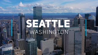 Seattle From Above, Washington  | 4K drone video