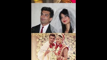 Karan Singh Grover with his Ex-wife(Jennifer) / Wife(Bipasa)👫.....Pic Status Video