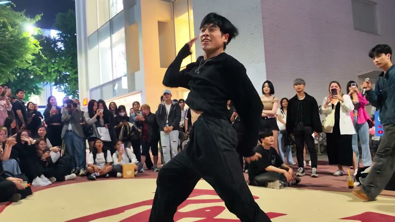 240530 kpop cover dance team ONE OF - Like OOH-AHH (TWICE) Hongdae busking