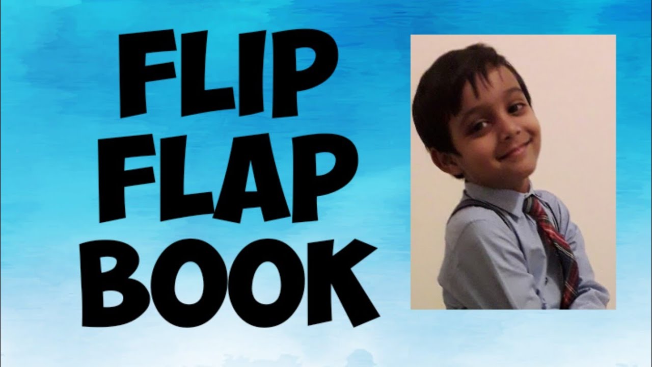 Flip flap book How to make simple flip flop book for kidskids craft YouTube