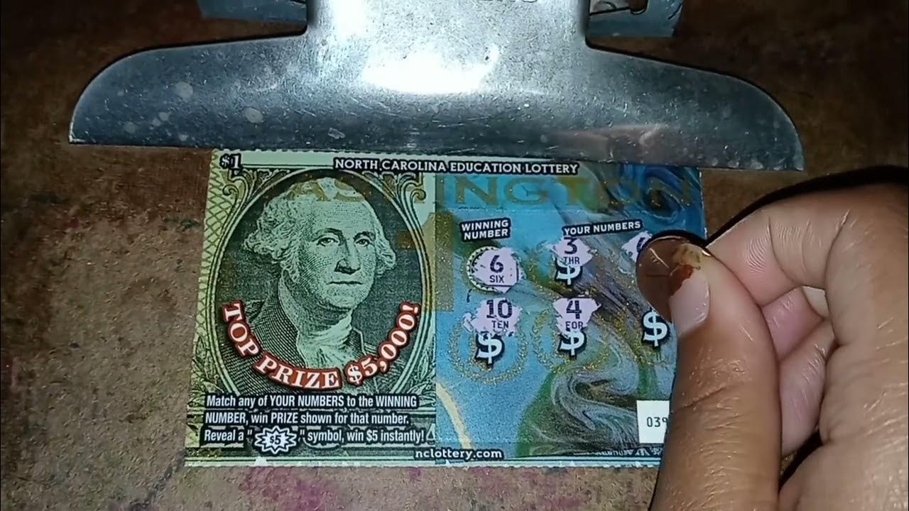 WINNING TICKET!!! 1 Washington Scratch Off Ticket North Carolina