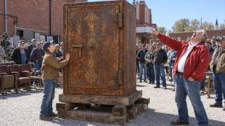 The Whole Auction Laughed at the 12-Year-Old's $40 Rusted-Shut Safe — Until He Cut It Open