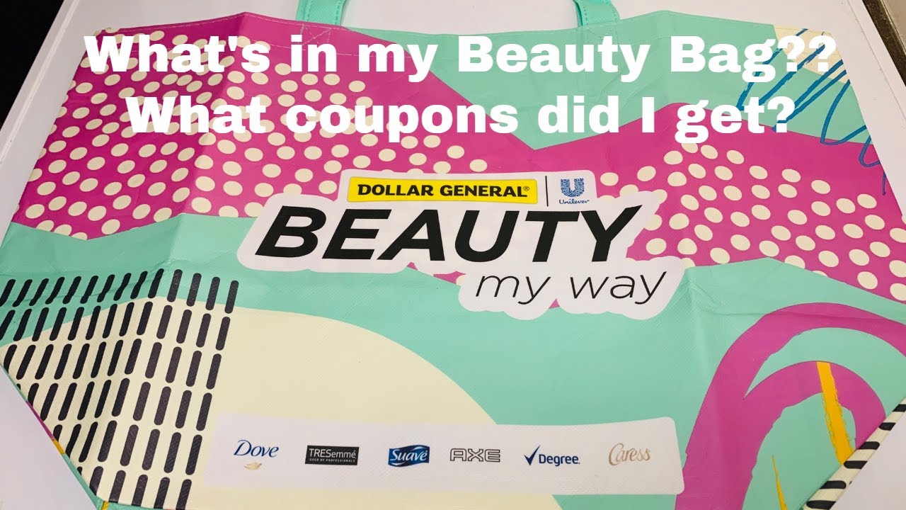 Dollar general beauty bag coupon