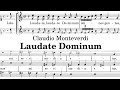 Claudio Monteverdi - Laudate Dominum, SV 272 (1641)