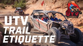 Utv Trail Riding Etiquette - Rules You Need To Know Utv Academy
