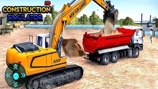 Real City Construction Simulator 3D - City Road Builder Excavator Trucks - (Android Gameplay) screenshot 5