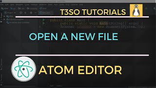 How to Open a new file in Atom Editor screenshot 5