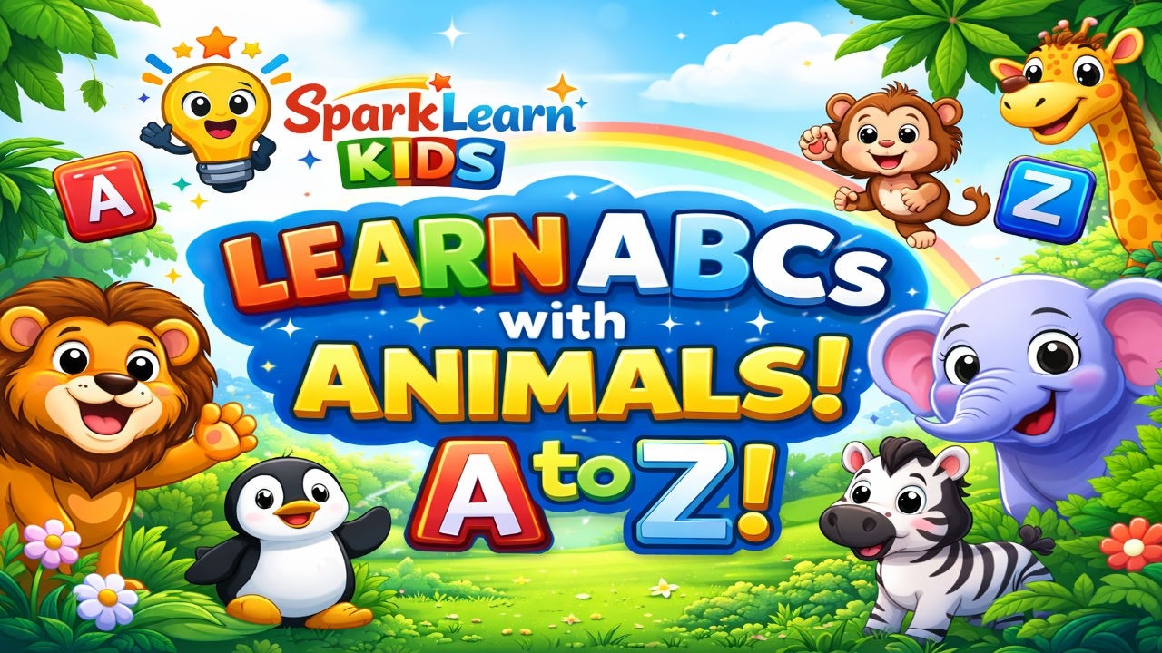 Learn ABCs with Animals A to Z | Alphabet Animals for Kids | Fun ...