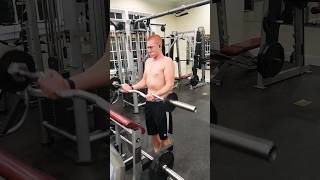 Addys quick arm workout. #arms #wright&#39;s #workout #pump #biceps #curls #loverboyvideos #barbell