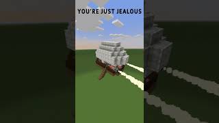 Why I use mods #minecraft #createaeronautics #create #gaming #createmod #airship #aeronautics