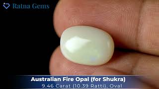Product Video for: Australian Fire Opal 9.46 Carat (10.39 Ratti)