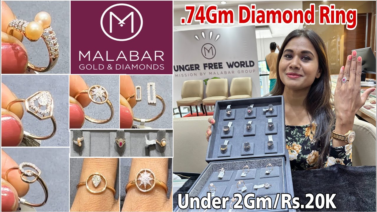 Buy Malabar Gold and Diamonds 18k Gold & Diamond Mine Ring Online At Best  Price @ Tata CLiQ