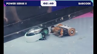 Power Surge Ii Vs. Bar-Code - Beetleweight Combat Robot - Nhrl March 2023