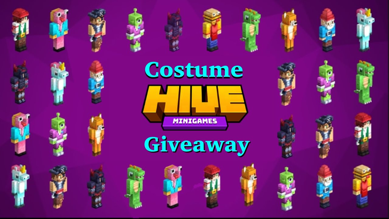 1K HIVE COSTUME GIVEAWAY YouTube