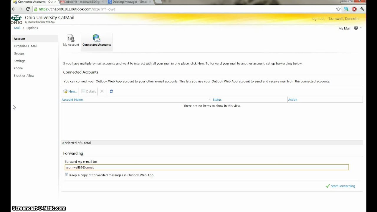 Forwarding school email to gmail youtube