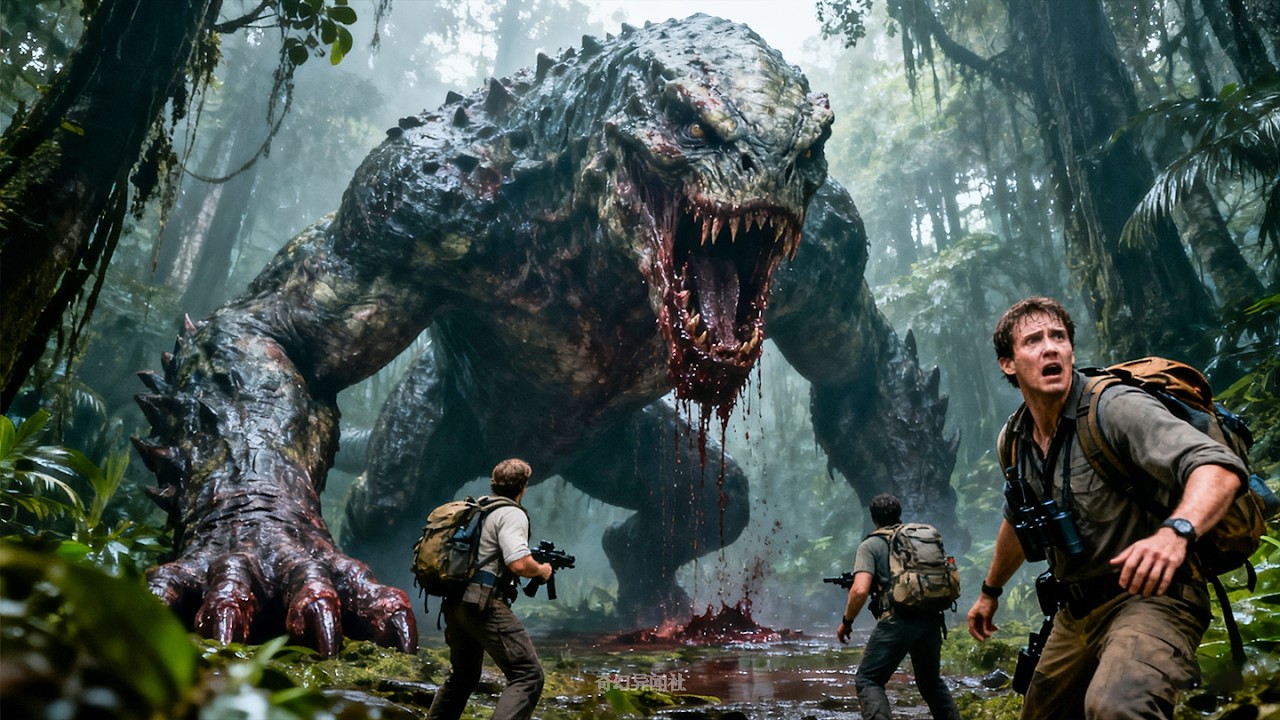 Экспедиция попадает в первобытную запретную зону — доисторические звери активируют режим охоты