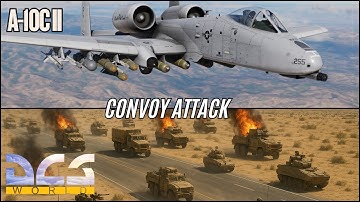 Konvooiaanval! - DCS World - A-10C II Tank Killer