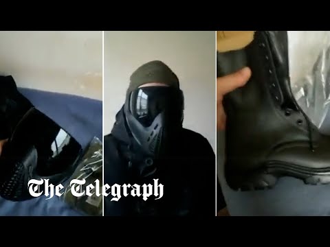 Russian soldiers sent to front line with paintball masks and children?s gloves