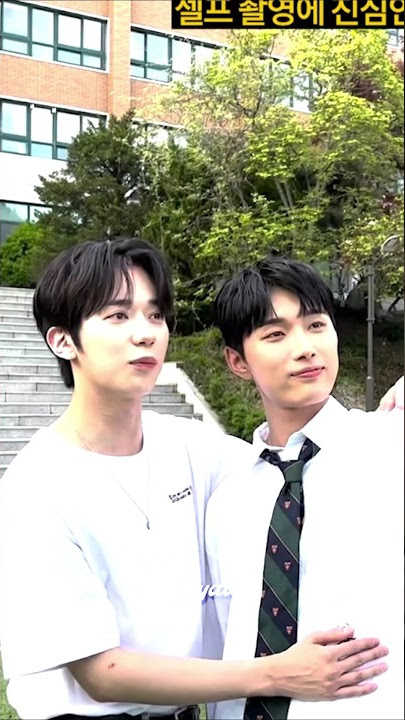 jaehan and yechan yechan really likes to touch jaehan's belly💞 #jaehan #yechan