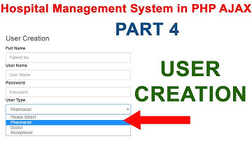 Hospital Management System in PHP AJAX Part 4