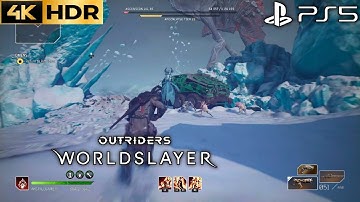 Omens Return to Rift Town OUTRIDERS WORLDSLAYER Pyromancer Gameplay | Worldslayer PS5 4K 60FPS HDR
