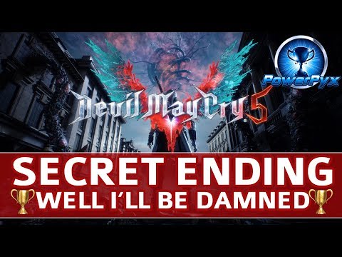 Devil May Cry 5 (DMC5) - Secret Ending Prologue Boss (Well I'll Be Damned Trophy Guide)