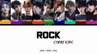 STRAY KIDS  ROCK 돌 (HANROMENG COLOR CODED LYRICS)