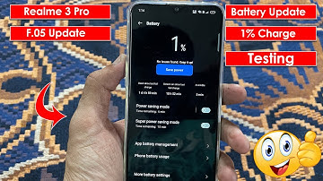 Realme 3 Pro F05 Update Battery Charging Discharging 10Hr Backup Testing Realme UI 2.0 Android 11