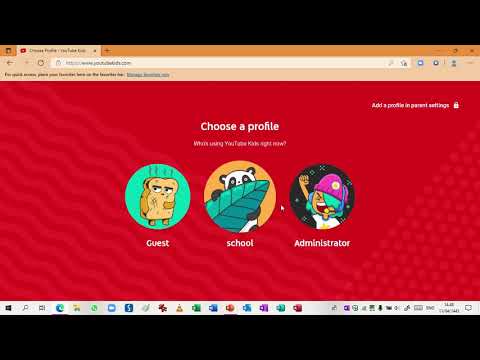 How to Login YT kids as Administrator on PC (win10)