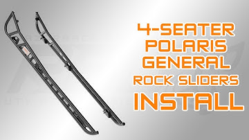 4-Seater Polaris General 1000 Rock Slider/Nerf Bars Installation by Razorback Offroad™