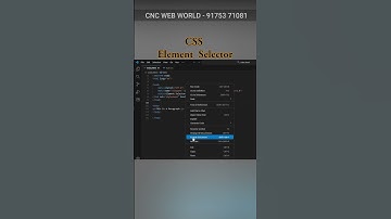 CSS - Element Selector  #frontendcourse #training #computer
