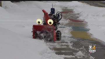 MIT Engineer Creates Remotely Operated Snowblower
