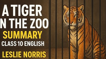 A Tiger in the Zoo | Class 10 English Poem Summary & Explanation