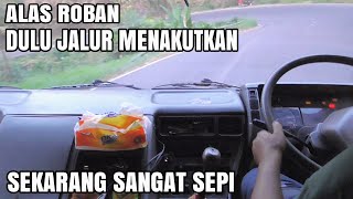 Truck Driving On Board Fuso The Great 6D40 At Pantura Alas Roban