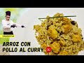  receta fcil de arroz con pollo al curry  sabor asitico