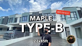 Type B - 22x85 @ RM1.15m di Amaya / Maple Residence Cyberjaya City | FREEHOLD - 4 1 Bilik |