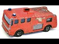 Matchbox restoration Merryweather Fire Engine No 35 diecast model. The Challenge "British Leyland"