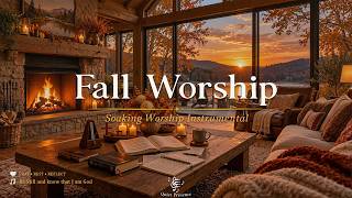 Inspiring Autumn Worship Piano with Bible Reading for Prayer and Reflection | Cozy Fireside Worship
