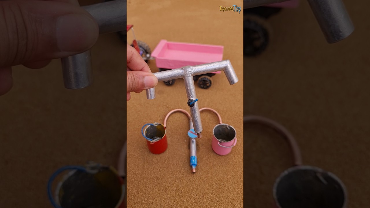 Mini tractor project mini motor water pump science project video🥰