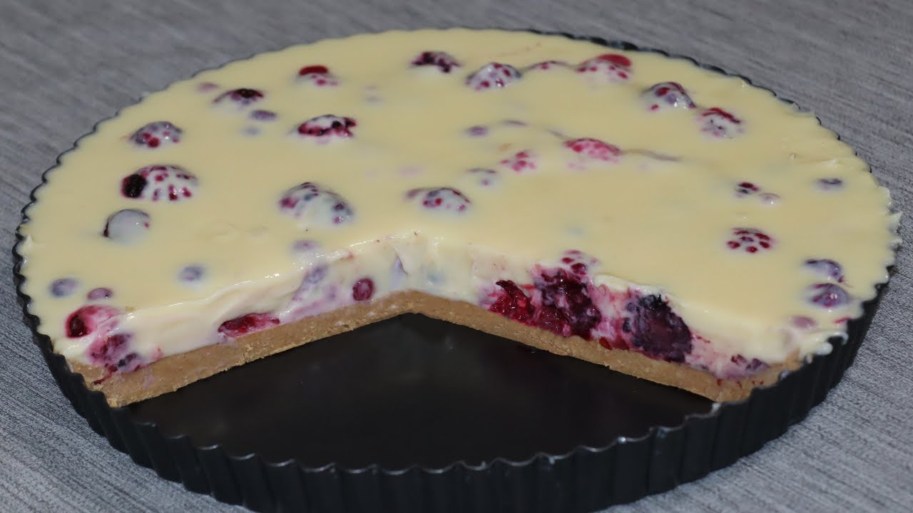 Osvježavajući voćni, čokoladni kolač / tart koji se ne peče